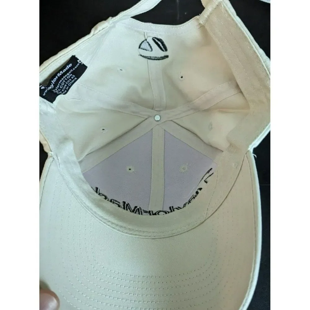 * TaylorMade White Lightweight Golf Hat Cap Adjustable One Size